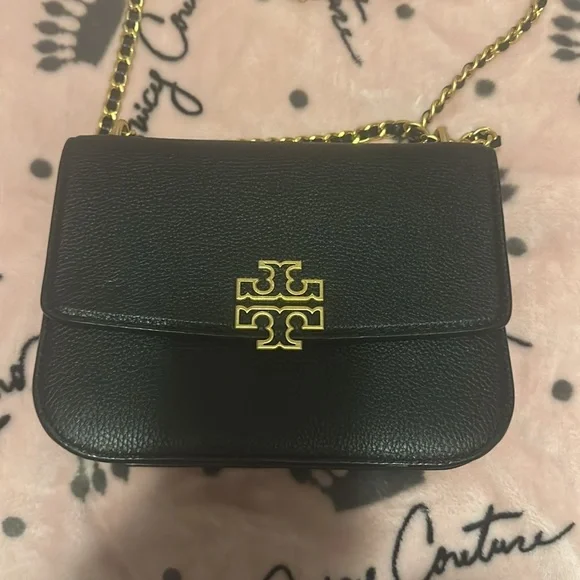 NWT Tory Burch Black Britten Purse - Picture 3 of 13